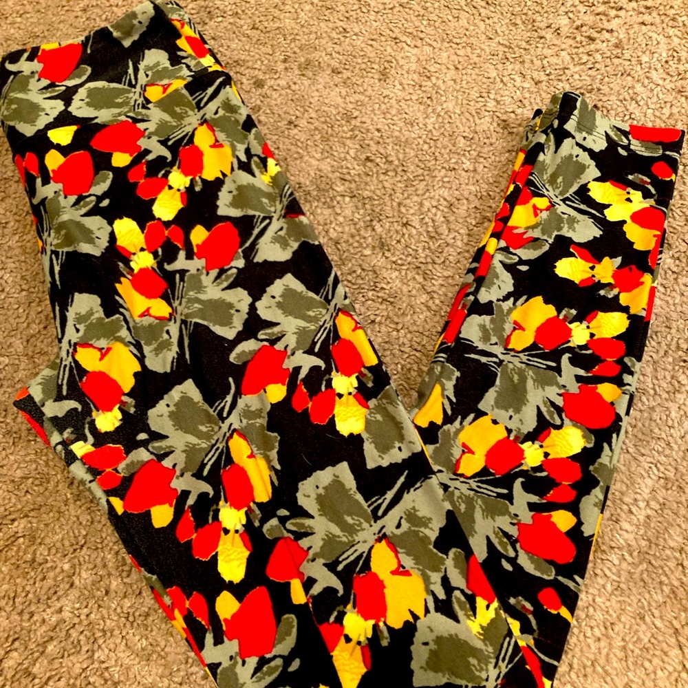 LuLaRoe floral leggings